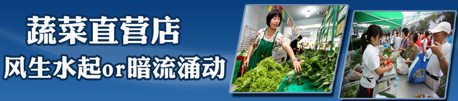 蔬菜直营店,经营分析,蔬菜直营店——风生水起or暗流涌动,中国农业网专题